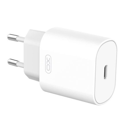 XO Hálózati Gyorstöltő - 1xUSB-C - 25W - Fehér