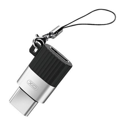 XO USB-C - micro-USB adapter - Fekete