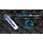 Xtar 1.5V AAA 680mAh 1200mWh Li-Ion akkumulátor x 4 db
