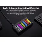 Xtar BC8 - 8 Töltőhelyes 1,5V Li-Ion / 1,2V NiMH Akkumulátor Töltő