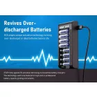 Xtar BC8 - 8 Töltőhelyes 1,5V Li-Ion / 1,2V NiMH Akkumulátor Töltő