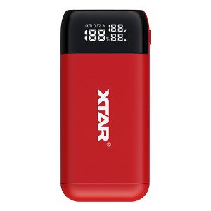 Xtar PB2S - Li-Ion Akkumulátor Töltő és Powerbank - Piros Xtar PB2S - Li-Ion Akkumulátor Töltő és Powerbank - Piros