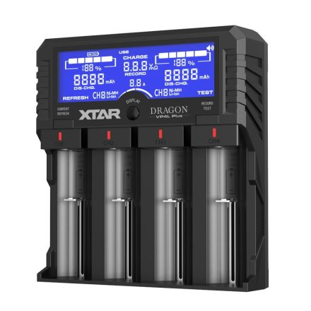 Xtar VP4L Plus Dragon Li-Ion / Ni-MH akkumulátor töltő